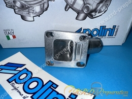 Pipe d' admission POLINI Ø20mm par 24mm (PHBG) peugeot 103 SPX, CLIP, MVX (et MVL Vogue depuis 1995)