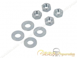 Set of 4 head nuts with...