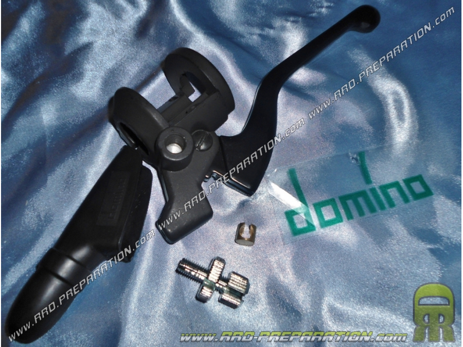 DOMINO left clutch handle with lever, origin for APRILIA Rs until 1998, MBK X-limit, YAMAHA Dt, SUZUKI Rmx, Smx