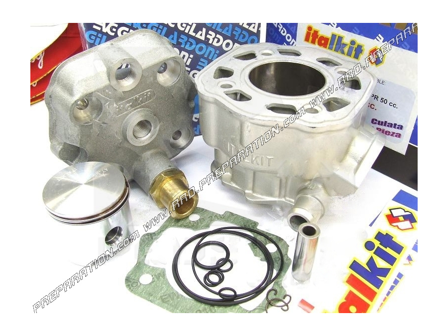 Kit 75cc high engine Ø48mm ITALKIT Sport Aluminium bi-segment DERBI euro 1  & 2