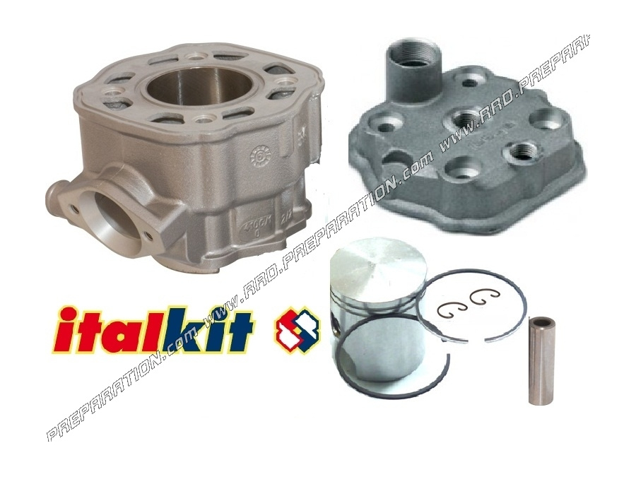 Kit 75cc haut moteur Ø48mm ITALKIT Sport bi-segment aluminium DERBI euro 1 & 2