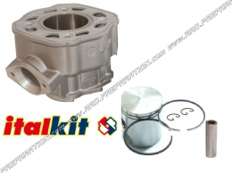 Kit cilindro/pistón sin culata 75cc Ø48mm ITALKIT Racing bi-segmento aluminio DERBI euro 3