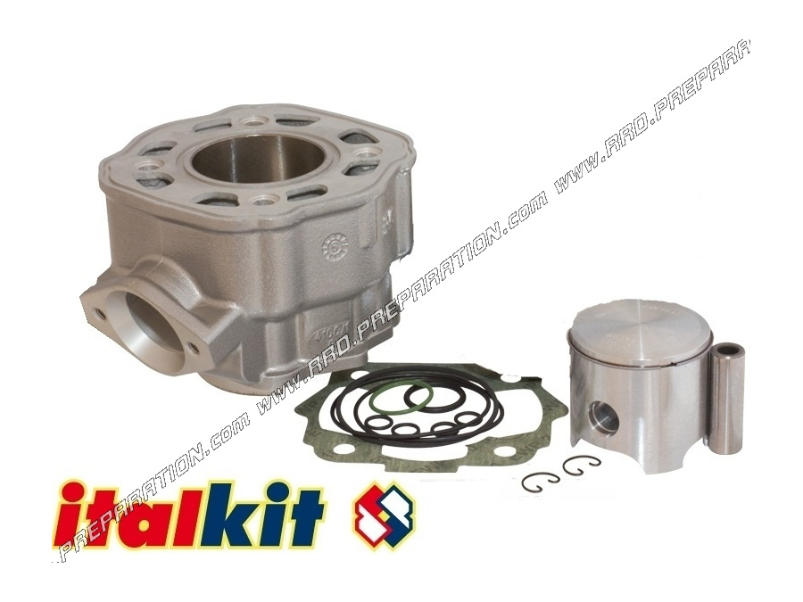 Kit cilindro/pistón sin culata 75cc Ø48mm ITALKIT Racing monosegmento aluminio DERBI euro 3