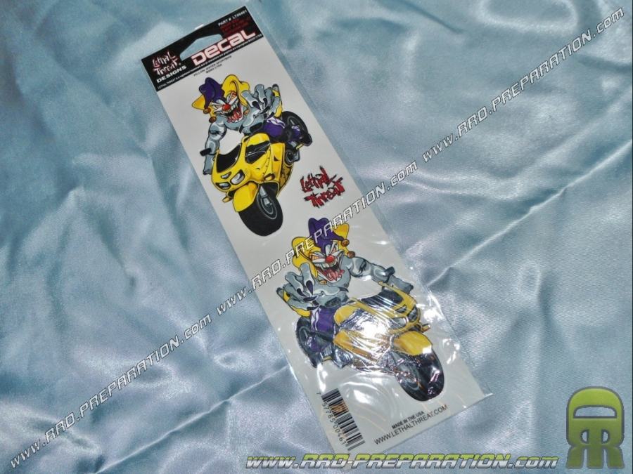 Sticker LETHAL TREAT Joker racing 7cm x 25cm