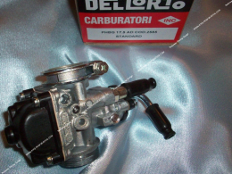 Carburateur DELLORTO PHBG 17 AD rigide, sans graissage séparé, starter à câble