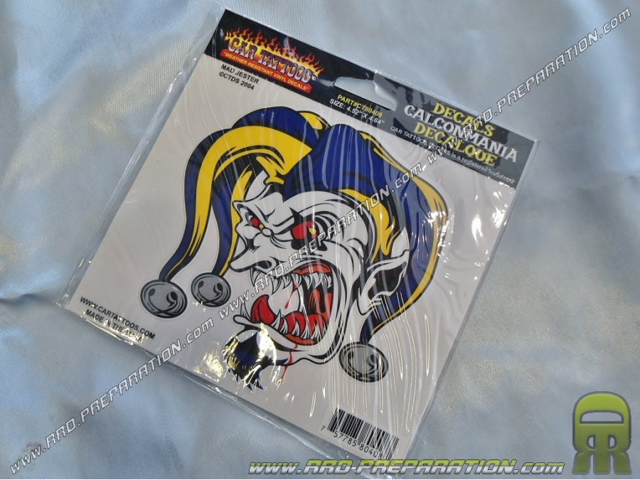 Sticker LETHAL THREAT Mad Joker 15cm x 14cm