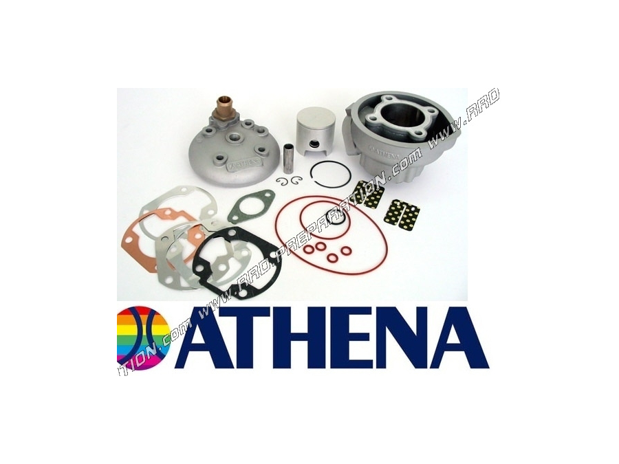 Kit 70cc Ø47,6mm ATHENA Racing standard aluminum cylinder head (12mm axis) minarelli horizontal liquid (nitro, aerox, ...)