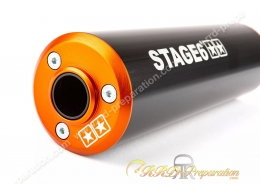Pot d'échappement STAGE6 R/T STREETRACE DERBI et MINARELLI AM6 (plusieurs coloris au choix)