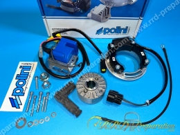 Allumage POLINI PVL (avance variable) rotor interne sans éclairage pour mécaboite moteur minarelli am6, DERBI euro 1, 2 et 3