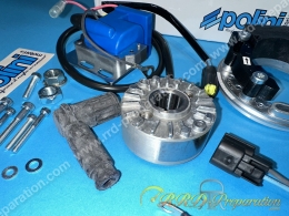 Allumage POLINI PVL (avance variable) rotor interne sans éclairage pour mécaboite moteur minarelli am6, DERBI euro 1, 2 et 3