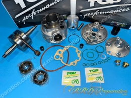 Maxi kit TOP PERFORMANCES 85cc Fonte, course 44mm + Ø49,5mm (avec vilebrequin) pour mécaboite 50 moteur minarelli am6