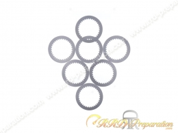 Set of 7 smooth clutch...