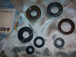 Pack de 7 spy seals (spi seal) competicion completa viton ATHENA RACING para motor mécaboite minarelli am6