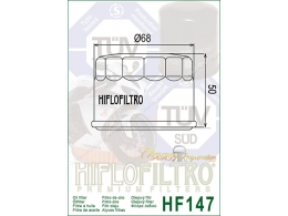 Filtre à huile HIFLO FILTRO HF147 pour maxi-scooter, moto, quad YAMAHA TMAX 500, 600 FAZER, 660 RAPTOR, KYMCO 500 Xciting...