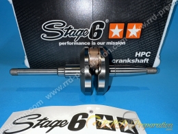 Vilebrequin STAGE 6 RACING renforcé (vilo / embiellage) Peugeot 103 SP, MV, MVL, VOGUE cône électronique