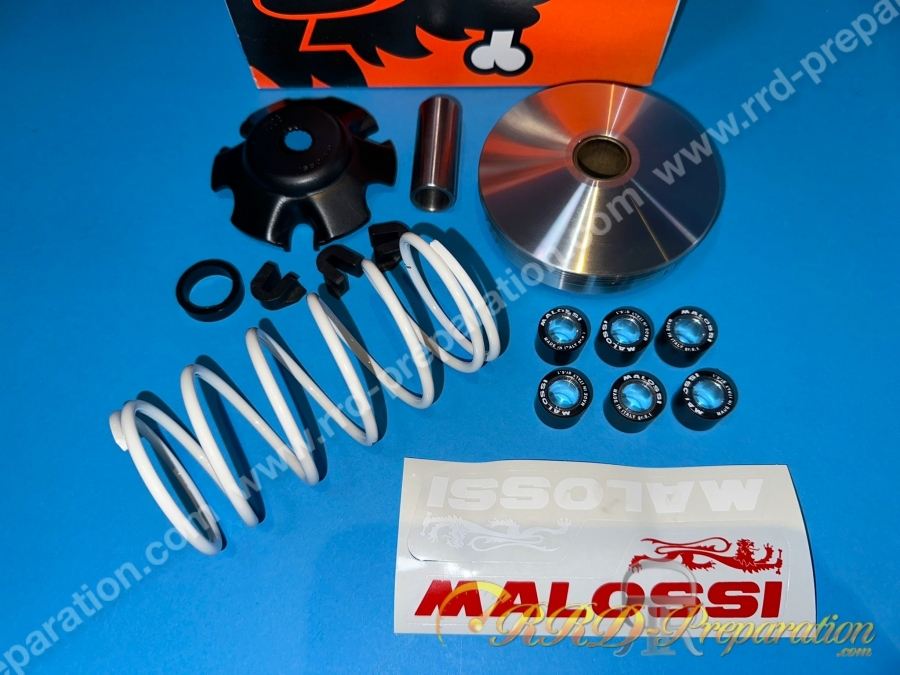 Variateur MULTIVAR 2000 MALOSSI (vario + ressort de poussée, …) pour scooter 4T PIAGGIO, APRILIA, GILERA, ...