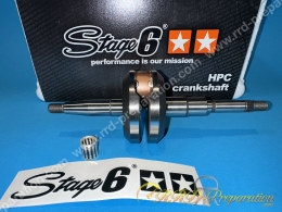 Vilebrequin STAGE 6 RACING renforcé (vilo / embiellage) Peugeot 103 SPX, RCX & CLIP