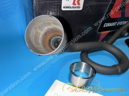 Pot d'échappement TURBOKIT TK SCOOTER 4T 50 APRILIA SXR 50 4T à partir de 2021