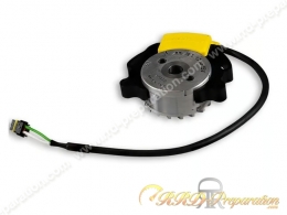 Rotor + stator de rechange pour allumage MALOSSI MHR SELETTRA jaune sur scooter minarelli vertical / horizontal