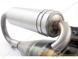 Pot d'échappement 2FAST FL100 pour carter MALOSSI C-ONE / RC- ONE pour scooter PIAGGIO / GILERA (TYPHOON, NRG...)