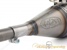 Pot d'échappement 2FAST FL100 pour carter MALOSSI C-ONE / RC- ONE pour scooter PIAGGIO / GILERA (TYPHOON, NRG...)