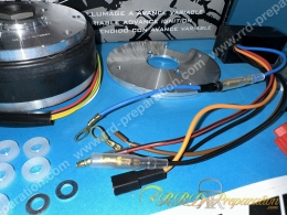 Allumage MVT PREMIUM rotor interne avec éclairage pour Peugeot LUDIX, SPEEDFIGHT 3, NEW VIVACITY, JET FORCE...