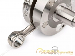 Vilebrequin, vilo 2FAST course 39,3mm, bielle 85mm pour sccoter minarelle horizontal (NITRO, AEROX...)