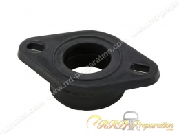 Pipe d'admission a bride 2 vis MALOSSI MHR entraxe 56 a 77mm pour carburateur PHBH 29 a 30mm universelle moto, quad, scooter...