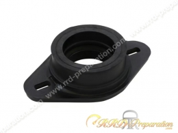 Pipe d'admission a bride 2 vis MALOSSI MHR entraxe 56 a 77mm pour carburateur PHBH 29 a 30mm universelle moto, quad, scooter...