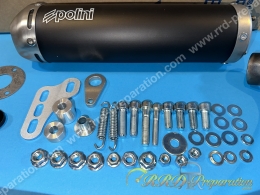 Pot d'échappement POLINI BIG EVOLUTION 100 passage bas minarelli am6 DT, TZR, RS, SHERCO, CPI, FANTIC, RS2...