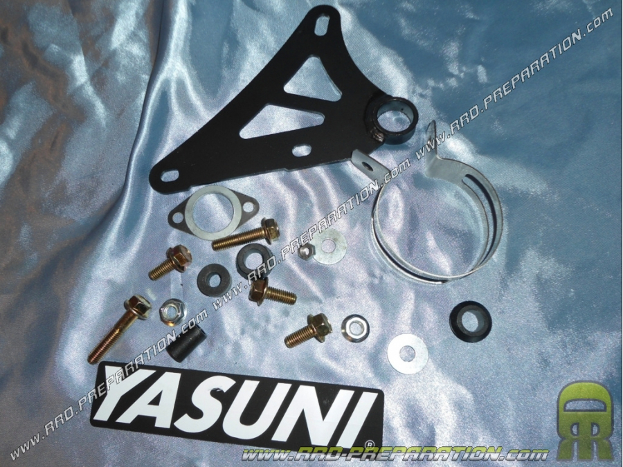 Kit de montaje completo para escape YASUNI Z en MINARELLI Vertical (booster, bws)