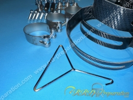 Paire de silencieux d'échappement LEOVINCE LV ONE EVO pour KTM 950, 990 ... LC8 ADVENTURE de 2003 à 2012