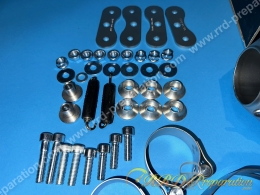 Paire de silencieux d'échappement LEOVINCE LV ONE EVO pour KTM 950, 990 ... LC8 ADVENTURE de 2003 à 2012