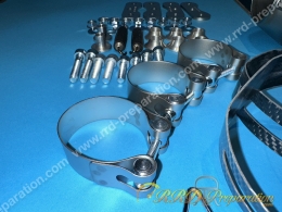 Paire de silencieux d'échappement LEOVINCE LV ONE EVO pour KTM 950, 990 ... LC8 ADVENTURE de 2003 à 2012