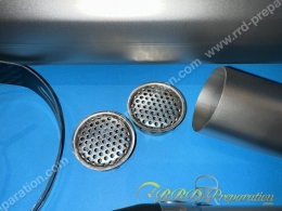 Paire de silencieux d'échappement LEOVINCE LV ONE EVO pour KTM 950, 990 ... LC8 ADVENTURE de 2003 à 2012