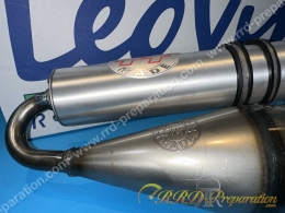 Pot d'échappement LEOVINCE TT pour scooter moteur PEUGEOT Vertical Air et Liquide (trekker, speedfight, buxy...)