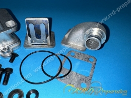 Boite à clapets Ø15mm 2 lamelles avec pipe POLINI MBK 51, motobecane AV10