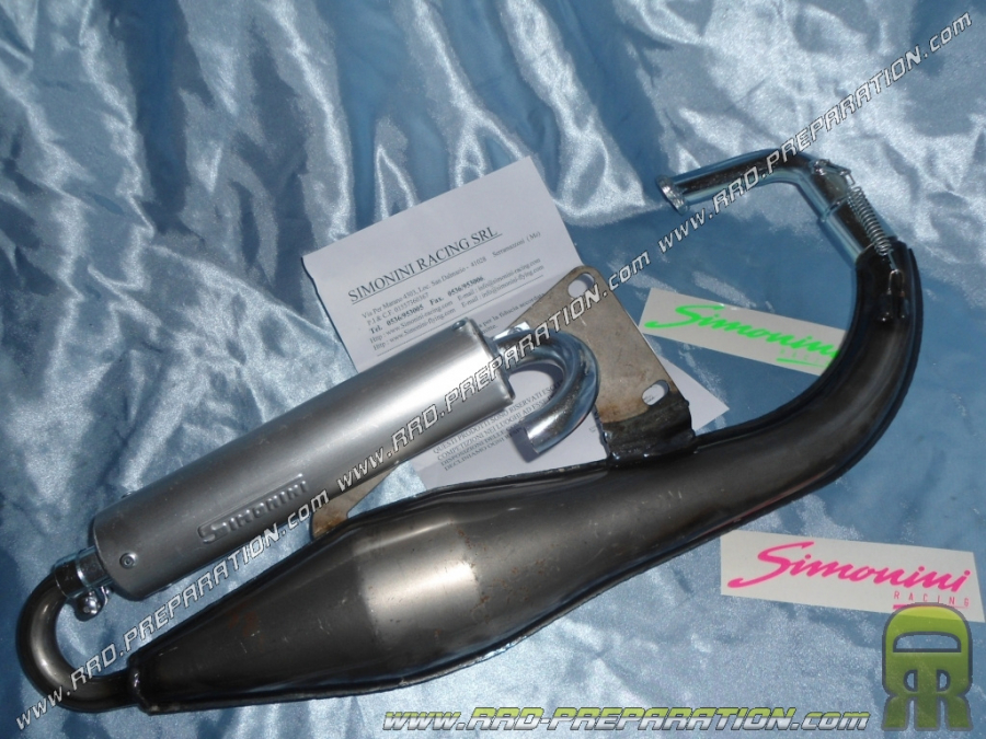 Muffler SIMONINI Sport 1 for driving scooter MINARELLI Vertical (booster rocket, bws)