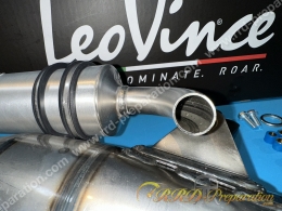 Pot d'échappement LEOVINCE Hand made TT pour MINARELLI Vertical (booster, bw's) avant 2003