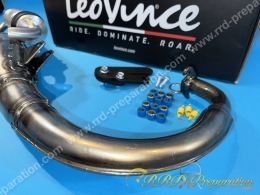Pot d'échappement LEOVINCE Hand made TT pour MINARELLI Vertical (booster, bw's) avant 2003