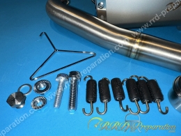 Ligne complète leovince underboy "version basse" pour moto YAMAHA MT07/FZ07 de 2014 à 2016