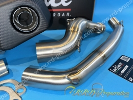 Ligne complète leovince underboy "version basse" pour moto YAMAHA MT07/FZ07 de 2014 à 2016