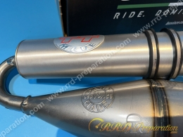 Pot d'échappement LEOVINCE HAND MADE TT pour scooter PIAGGIO / GILERA (Typhoon, nrg...)