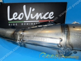 Pot d'échappement LEOVINCE HAND MADE TT pour scooter PIAGGIO / GILERA (Typhoon, nrg...)