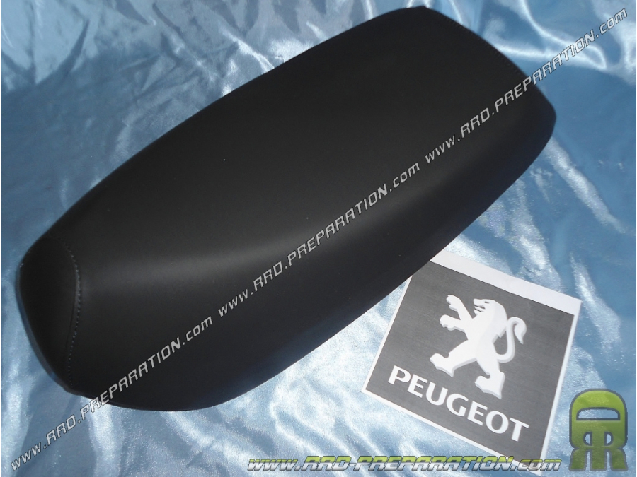 Original black two-seater saddle for PEUGEOT Fox