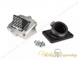 Kit d'admission 2FAST pipe souple + clapets vers l'avant pour scooter minarelli horizontal