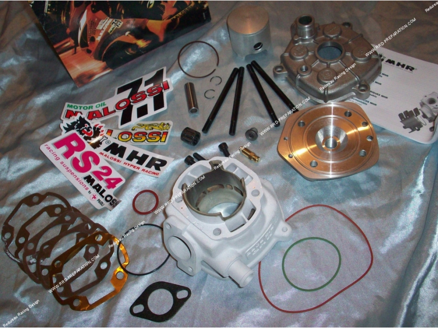 § Kit 77cc Ø50mm MALOSSI MHR BIG BORE aluminum (axis of 12mm) minarelli
