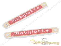 Logo, écusson sur mobyelette sous format barette longue