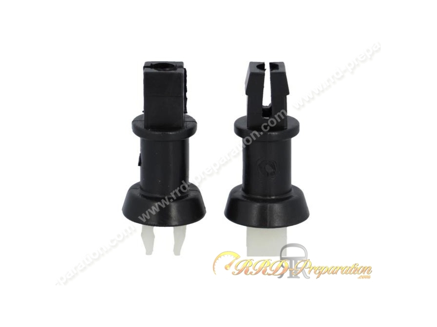 Paire de supports pour corps, cuvelage pour clignotant chromé pour motobécane / motoconfort Paire de supports pour corps, cuvelage pour clignotant chromé pour motobécane / motoconfort