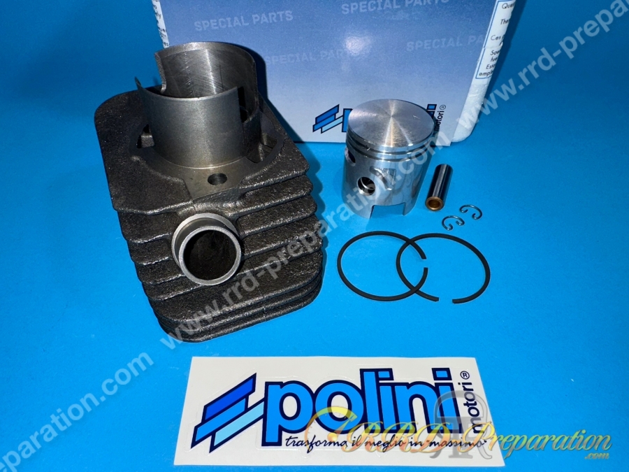 Cylindre - piston sans culasse 65cc Ø43mm (axe 10mm et 12mm) POLINI fonte PIAGGIO ciao Cylindre - piston sans culasse 65cc Ø43mm (axe 10mm et 12mm) POLINI fonte PIAGGIO ciao